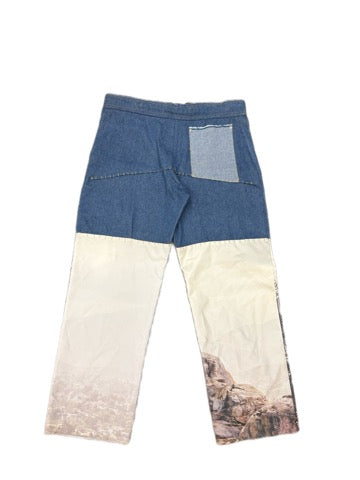 BANNER PANELED JEANS