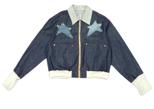 786 Denim Bomber Jacket